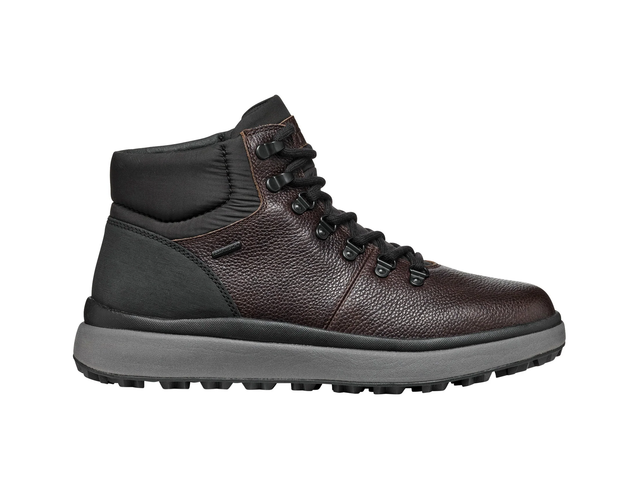 Geox Granito Scarponcini Invernali Amphibiox Waterproof in Pelle - immagine 2