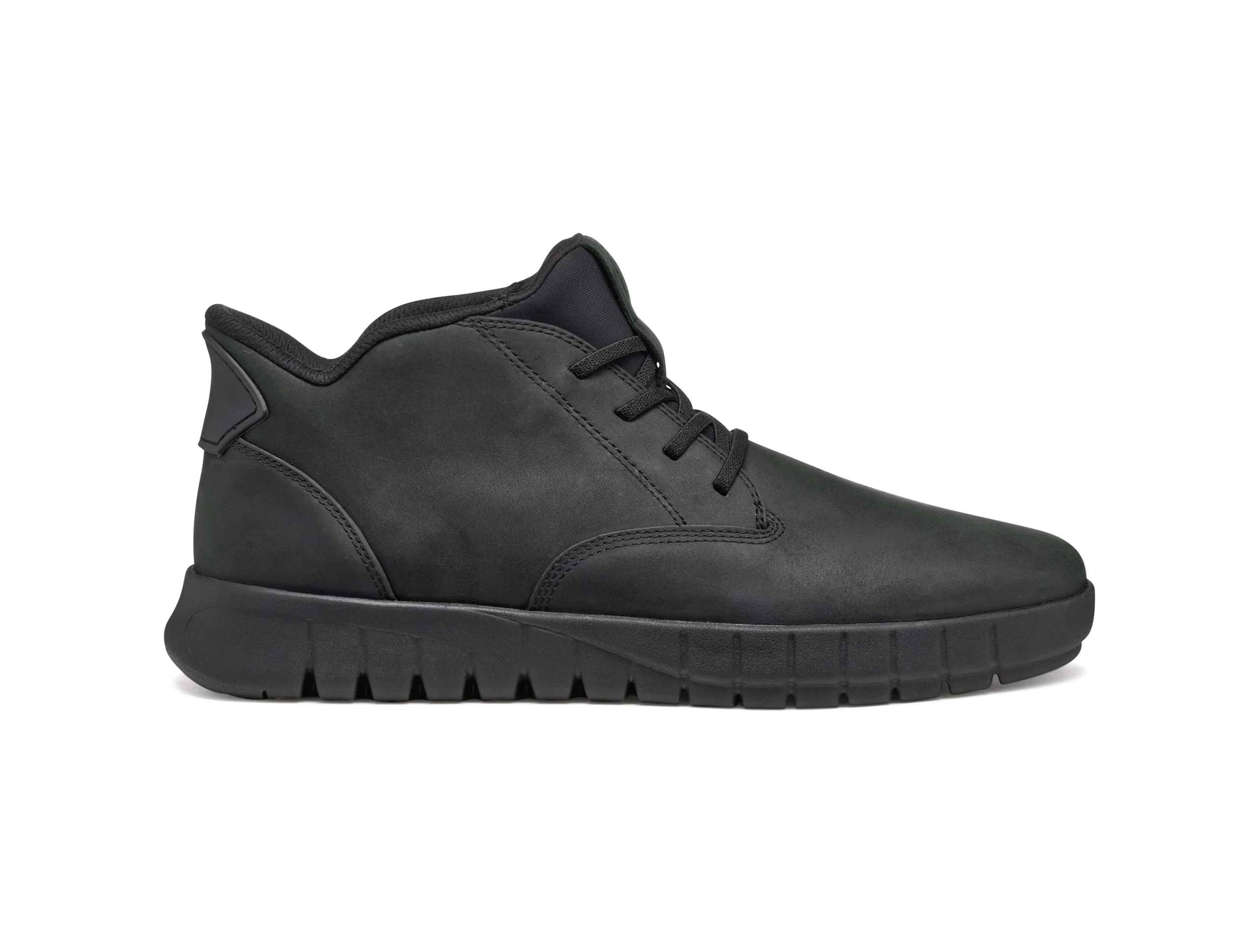 Geox Polacchino Uomo Flextride Plus in Pelle Nera