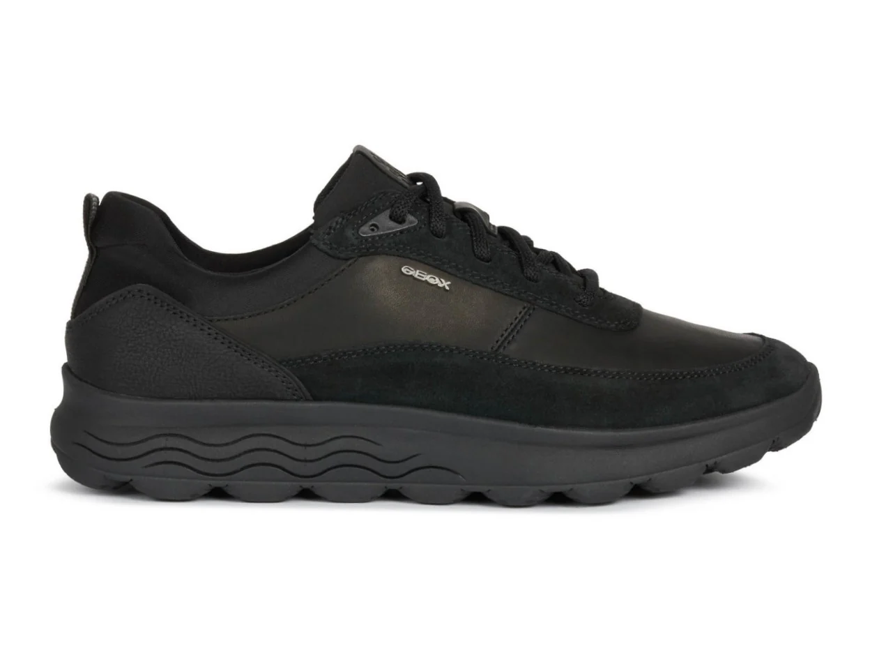 Geox uomo Spherica sneakers nere - immagine 2