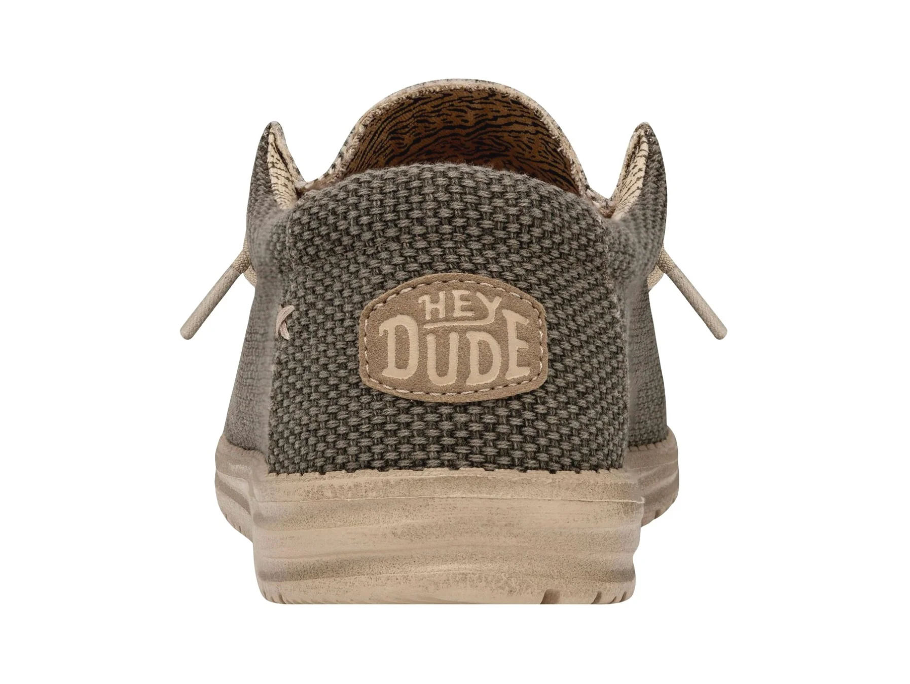 Hey Dude Uomo Scarpe Wally Braided Verde Militare Army - immagine 5