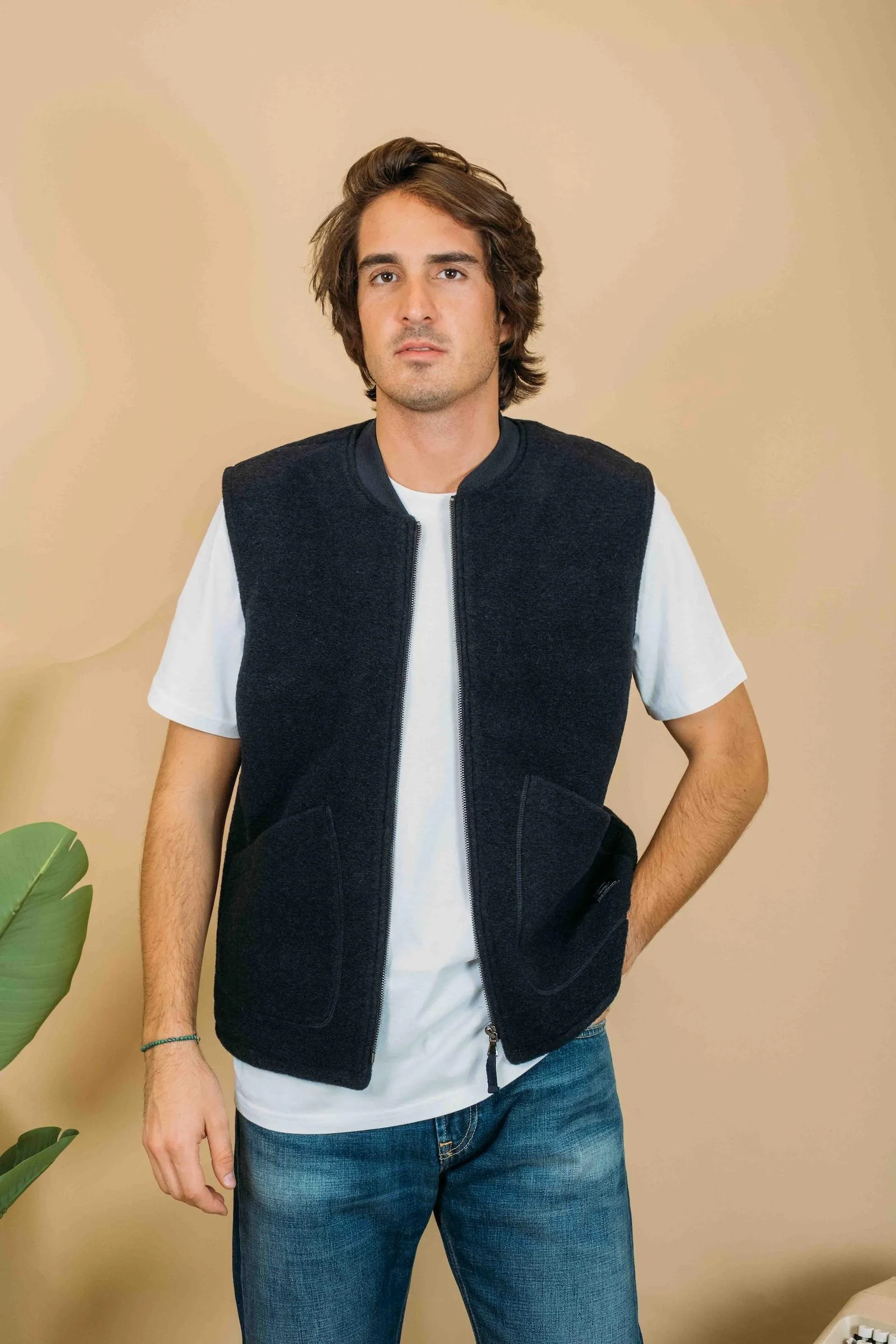 Terry Gilet Wool - immagine 2