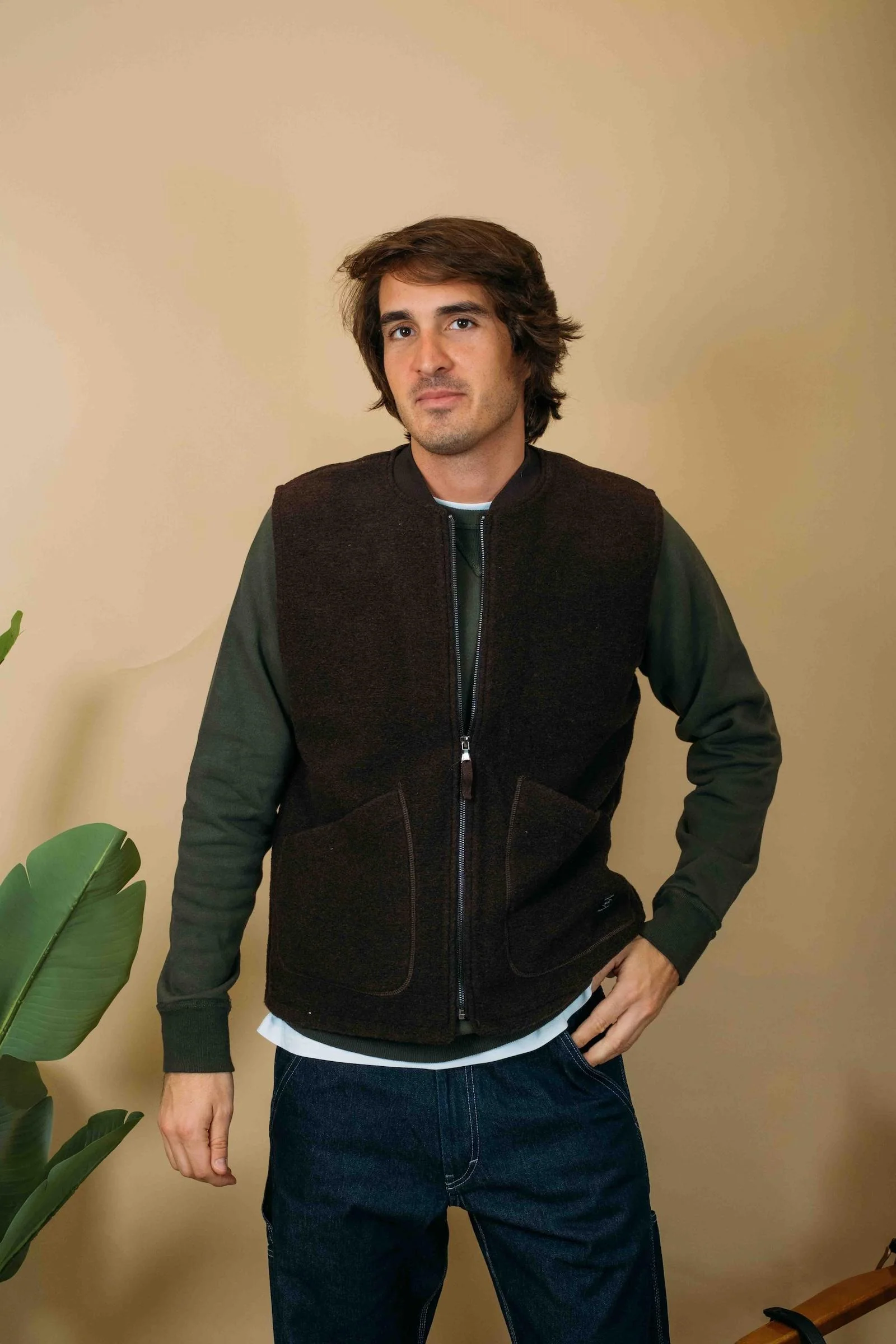 Terry Gilet Wool - immagine 4