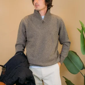 Essential Wool Half zip