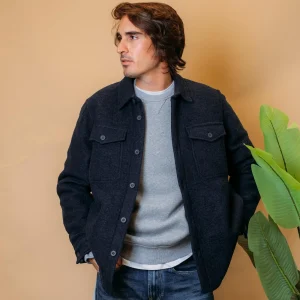 Overshirt in Lana Cotta