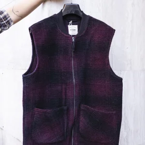 Gilet Mixed Boiled Wool