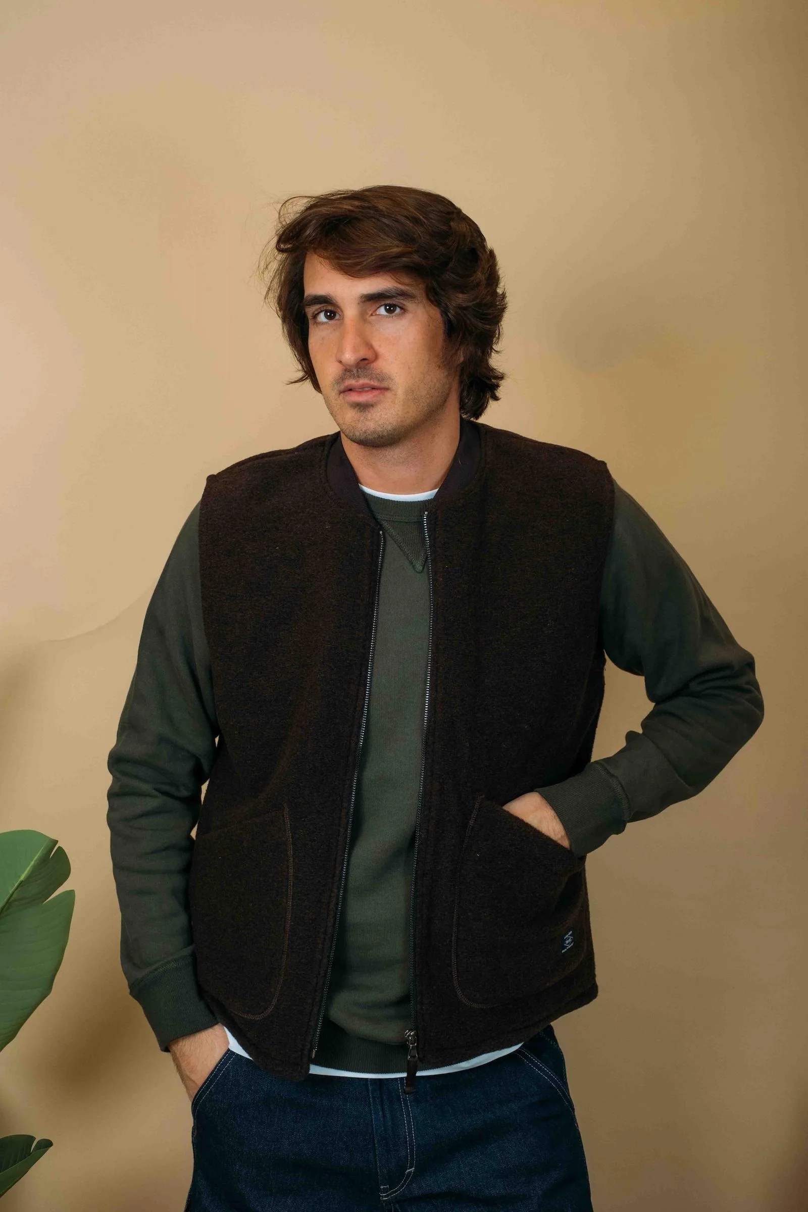Terry Gilet Wool - immagine 2