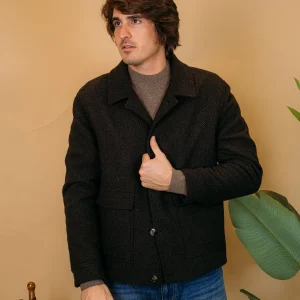 Bomber in Lana Spinato