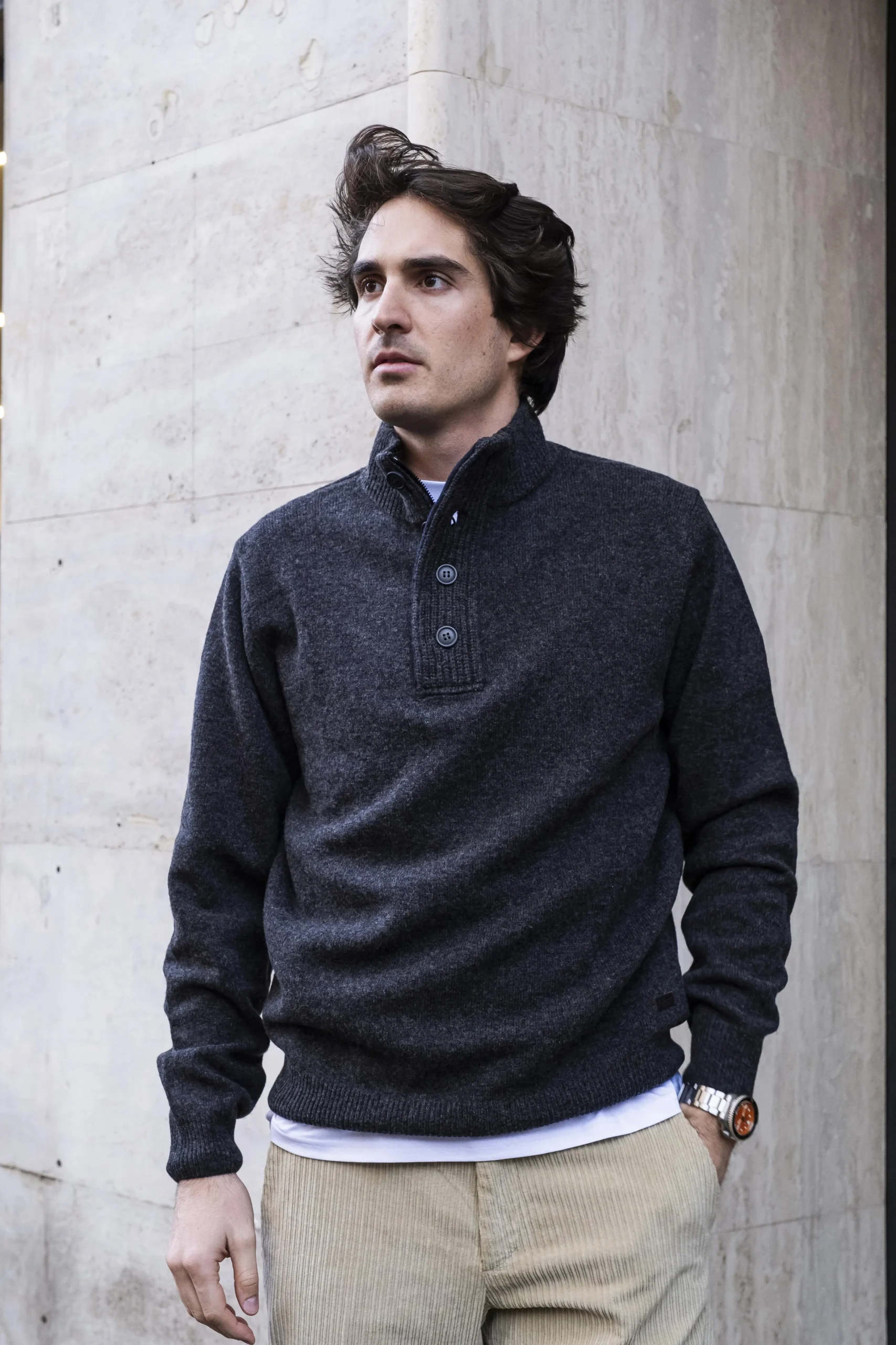 Essential Patch Half Zip