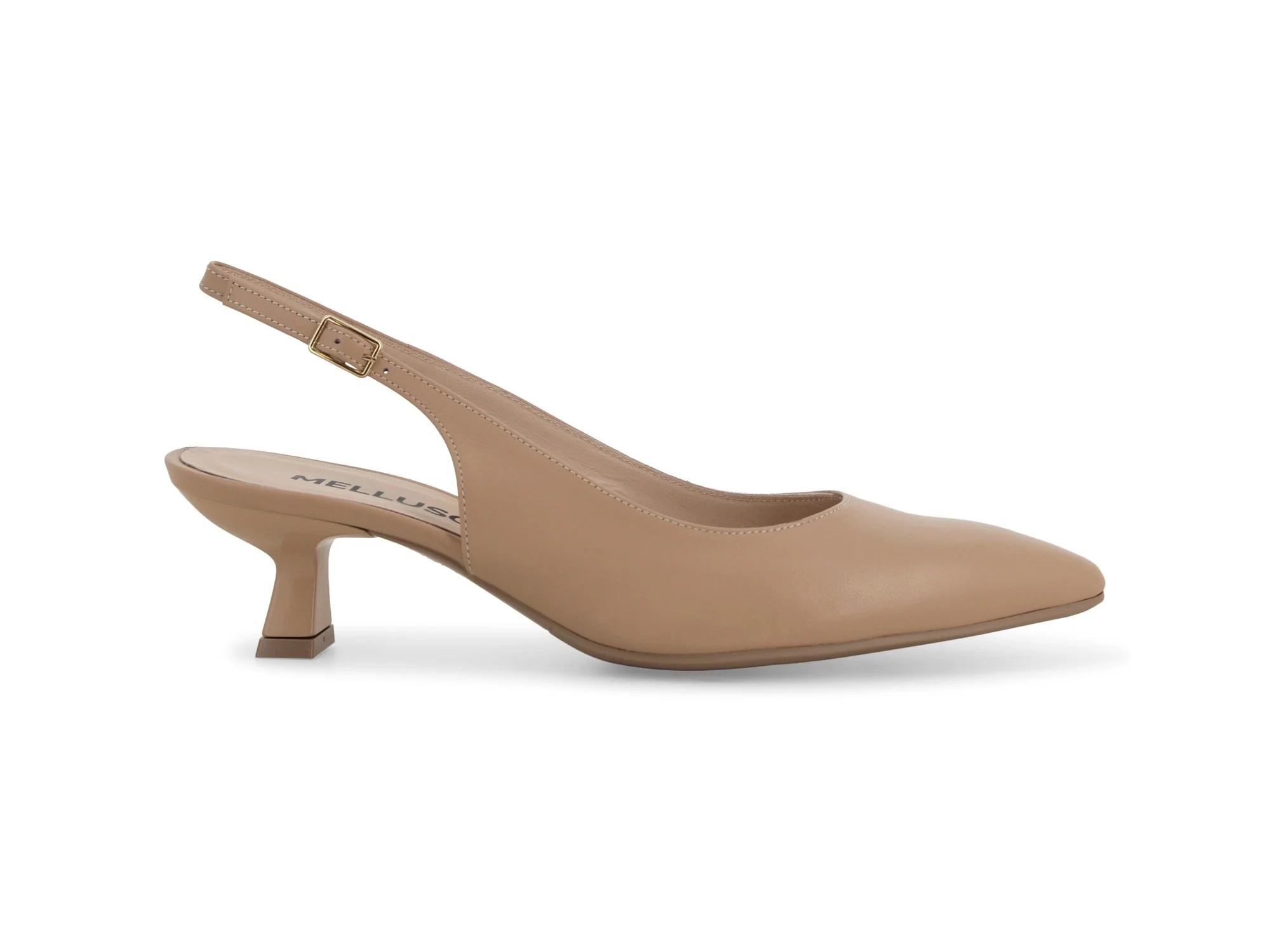 Melluso Slingback Primavera Estate Donna Beige in Pelle - immagine 2