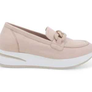 Melluso Donna Mocassini con Accessorio catena tomaia Pelle