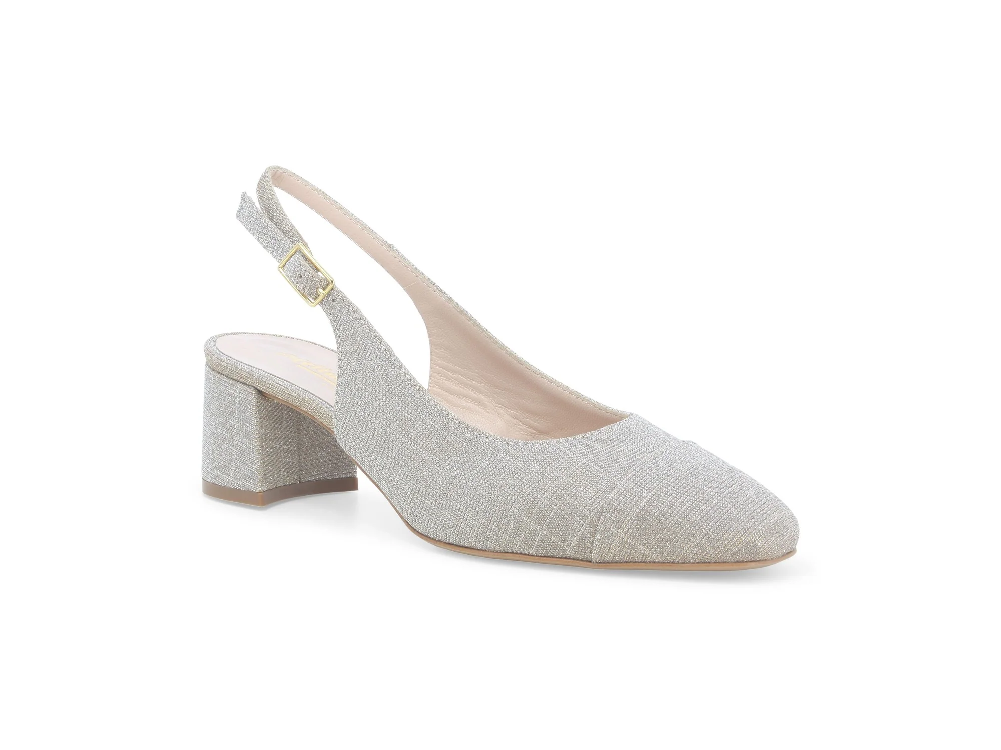 Melluso Slingback in Tessuto Galassia Oro Primavera Estate - immagine 3