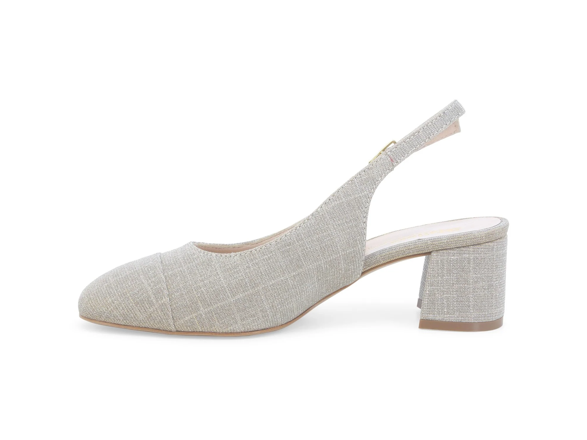 Melluso Slingback in Tessuto Galassia Oro Primavera Estate - immagine 4