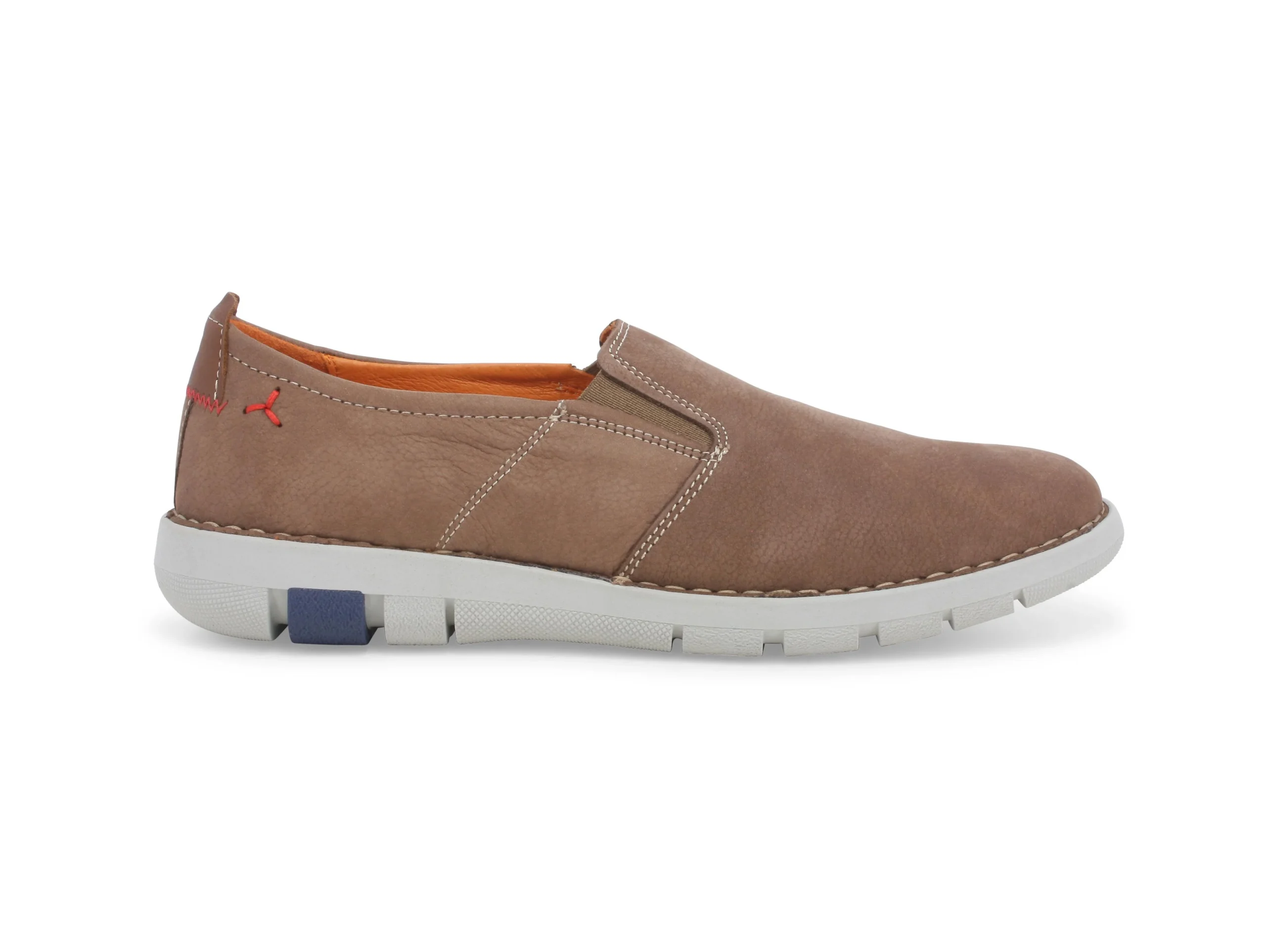 Melluso Uomo Scarpe Estive Slip-on Leggere in Pelle Nabuk - immagine 2