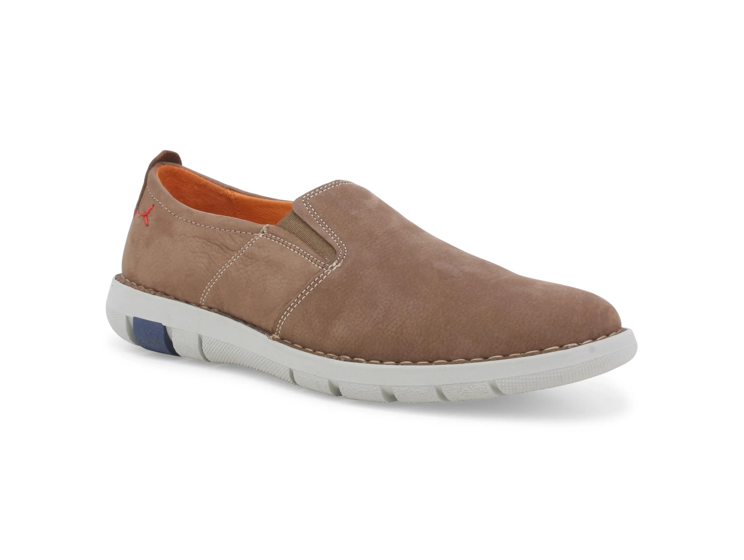 Melluso Uomo Scarpe Estive Slip-on Leggere in Pelle Nabuk - immagine 3