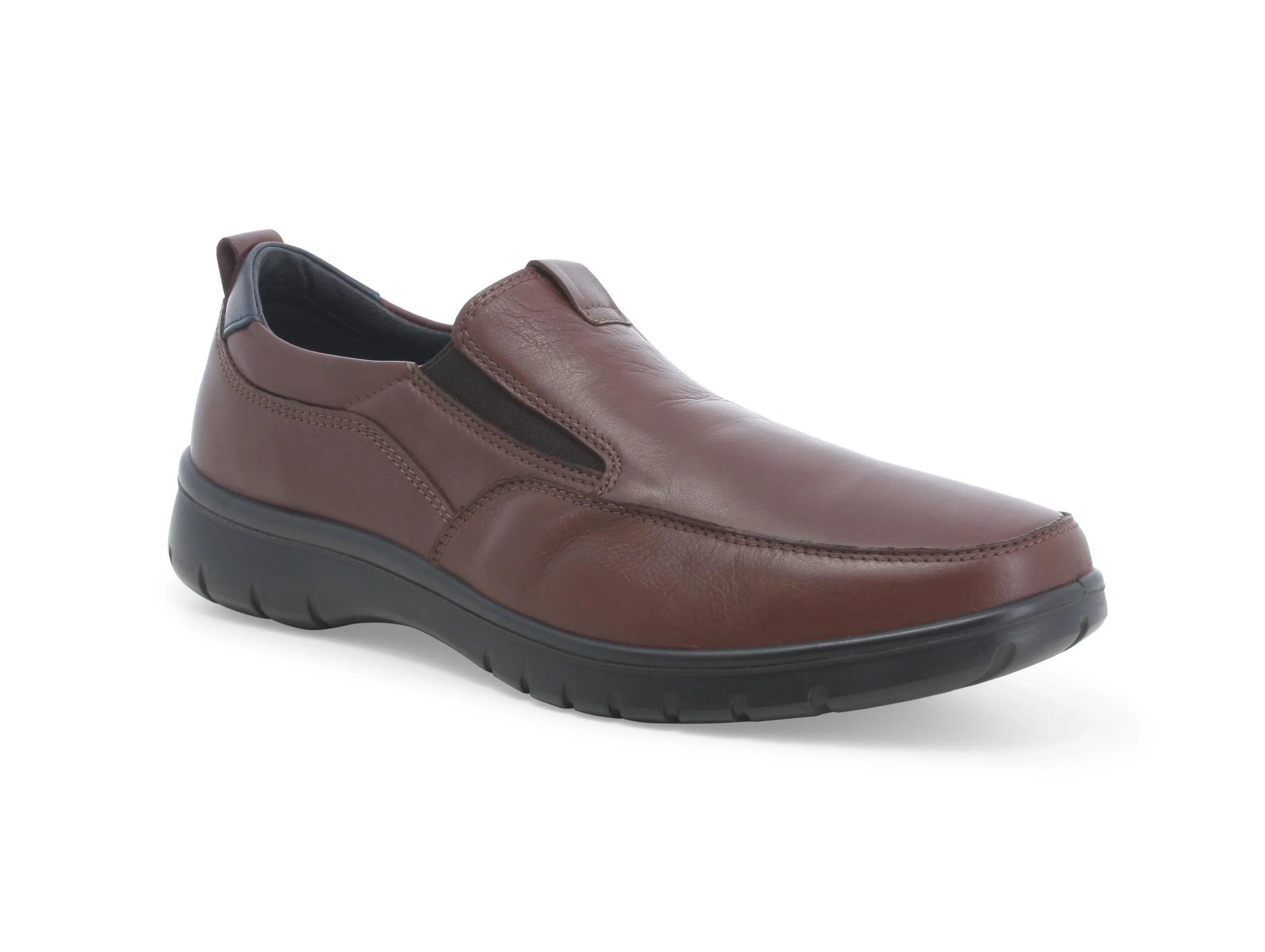 Melluso Uomo Scarpe Basse Senza Stringhe Tomaia Pelle - immagine 3