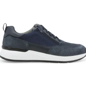 Melluso Uomo Scarpe Basse con Lacci e Zip Tomaia Multi
