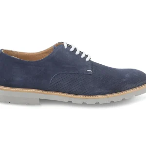 Melluso uomo scarpe derby lacci in camoscio