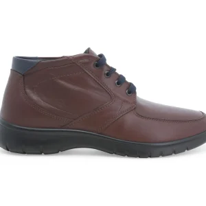 Melluso Uomo Scarponcini Comfort Stringati in Pelle Liscia