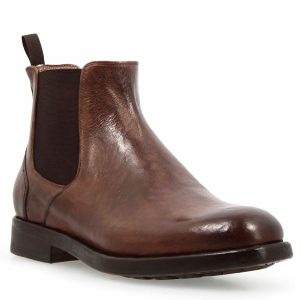 Stivaletto Chelsea moderno marrone da uomo