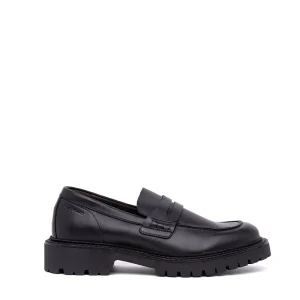 Mocassino uomo in pelle nero Ambitious.