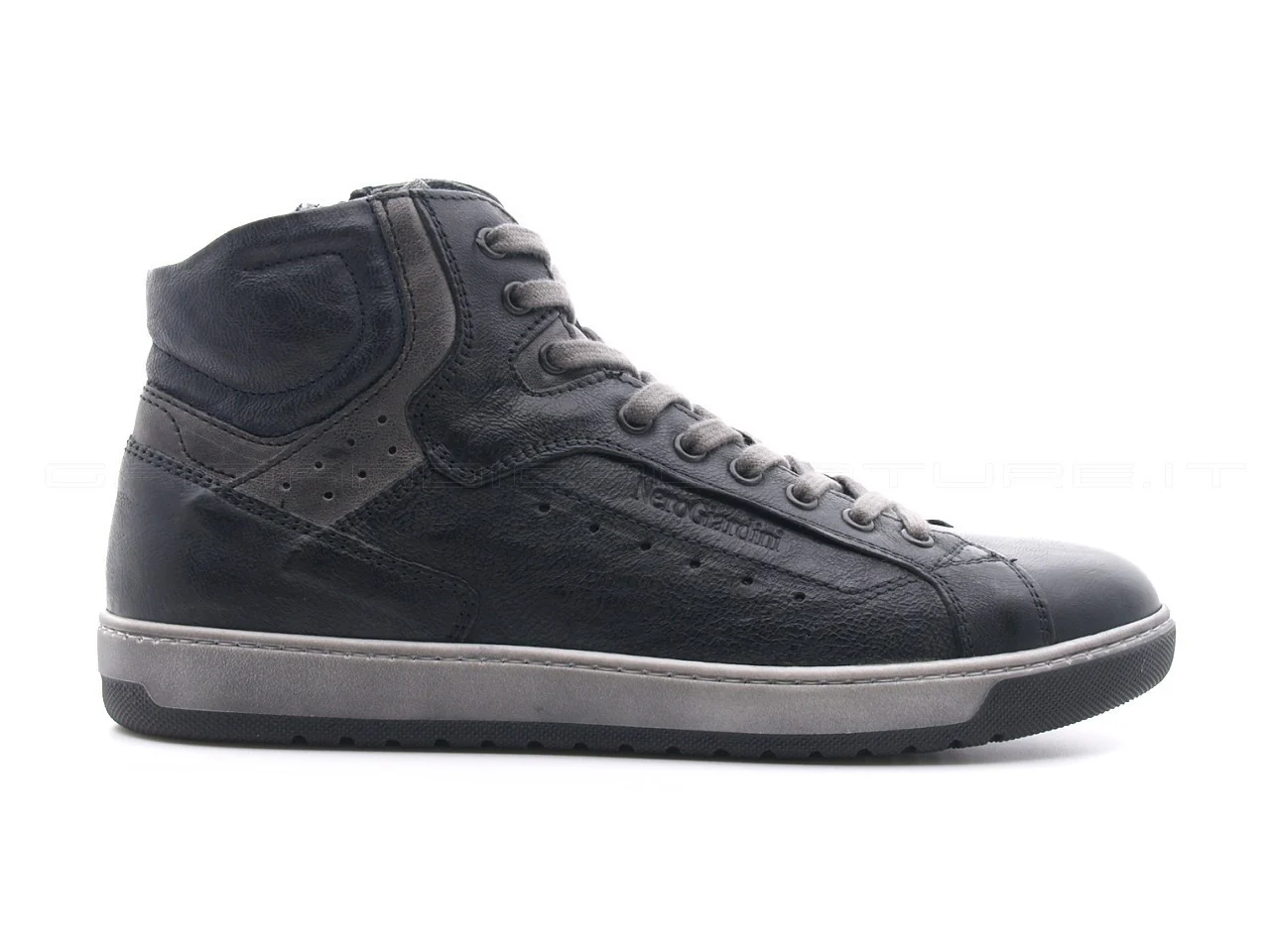 NeroGiardini sneakers alte uomo - immagine 2