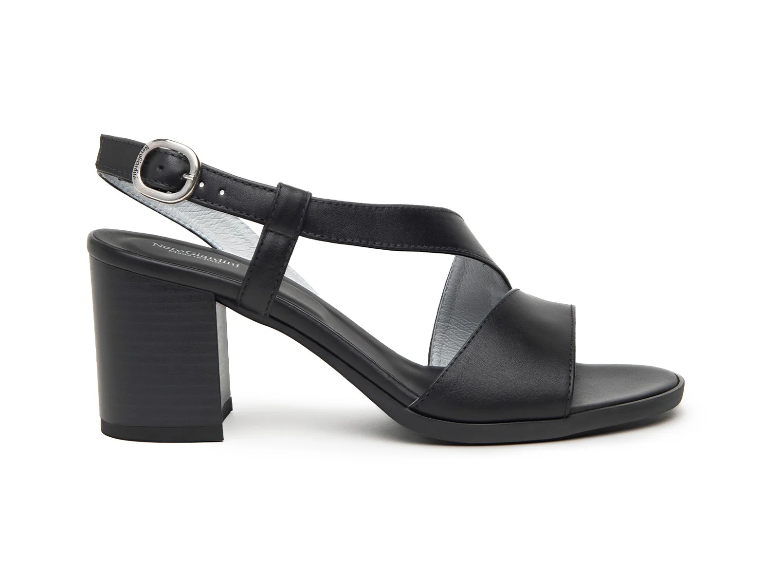 NeroGiardini Sandali Casual Chic 1 Fascia Tomaia Pelle - immagine 2