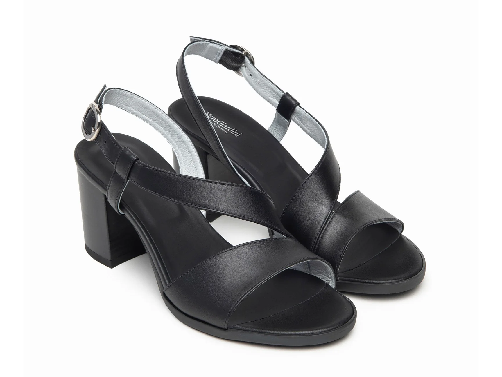 NeroGiardini Sandali Casual Chic 1 Fascia Tomaia Pelle - immagine 3