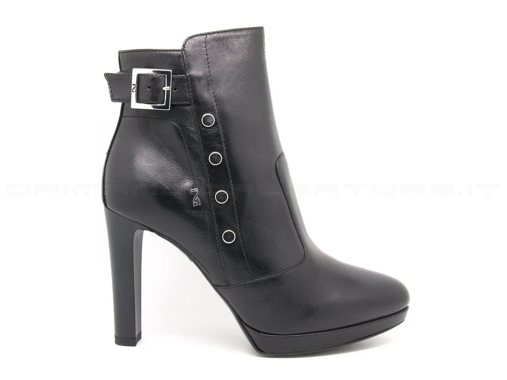 Nero Giardini glamour tronchetti con zip