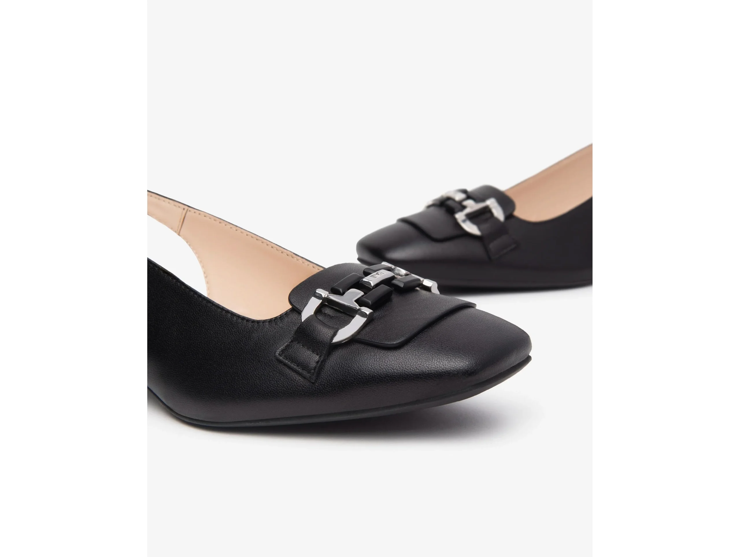NeroGiardini Décolleté Slingback Primavera Estate Tomaia Pelle - immagine 5