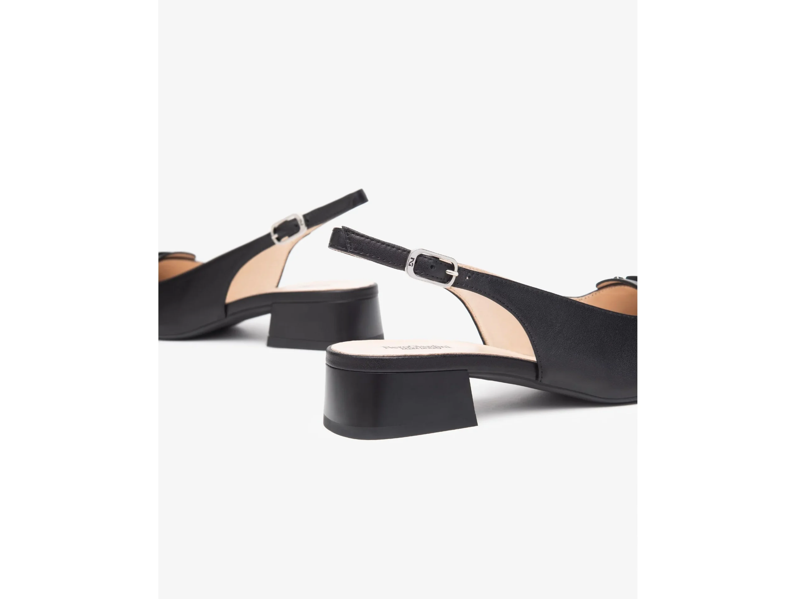 NeroGiardini Décolleté Slingback Primavera Estate Tomaia Pelle - immagine 4