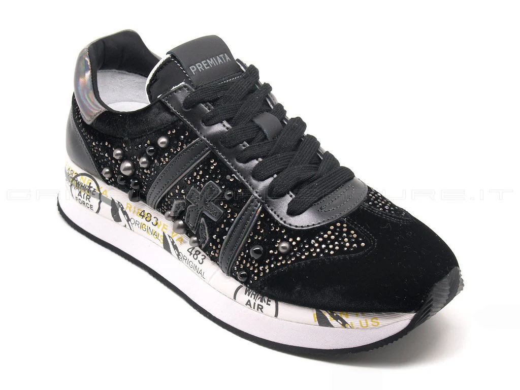 Premiata Conny velluto e microstrass - immagine 5