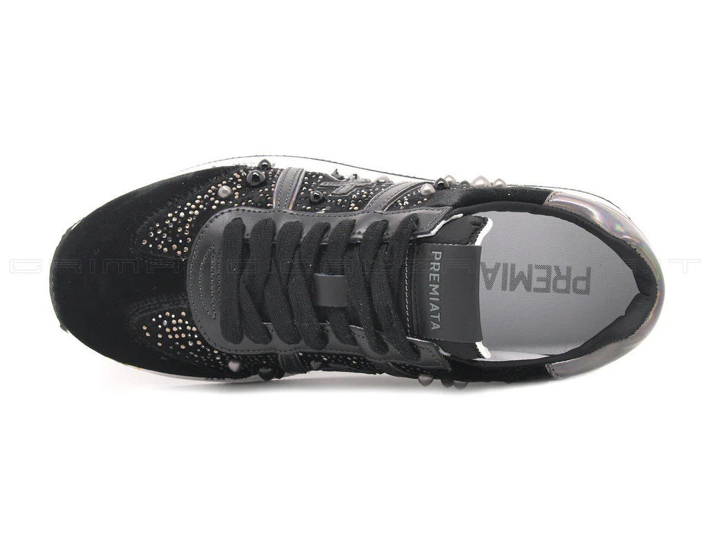 Premiata Conny velluto e microstrass - immagine 4