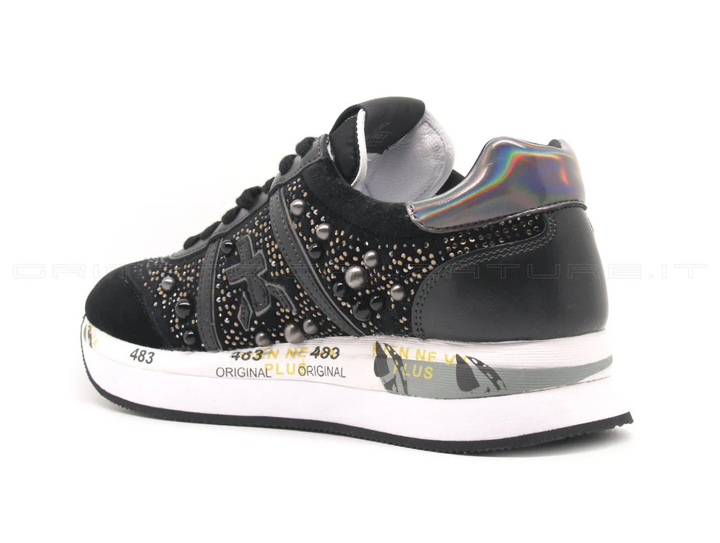 Premiata Conny velluto e microstrass - immagine 3