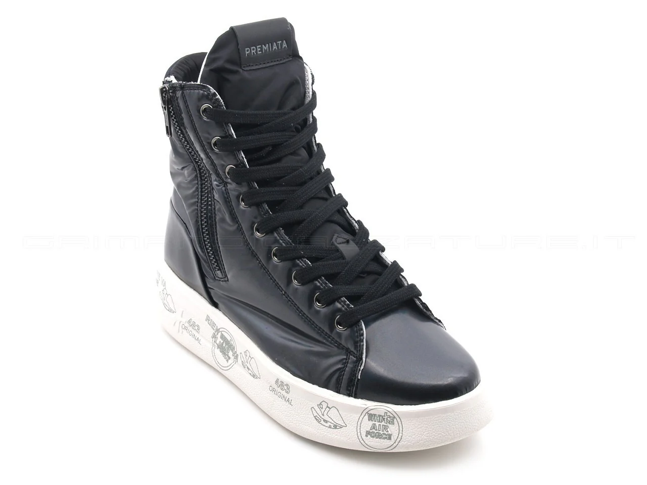 Premiata Edith sneakers alta con zip - immagine 4