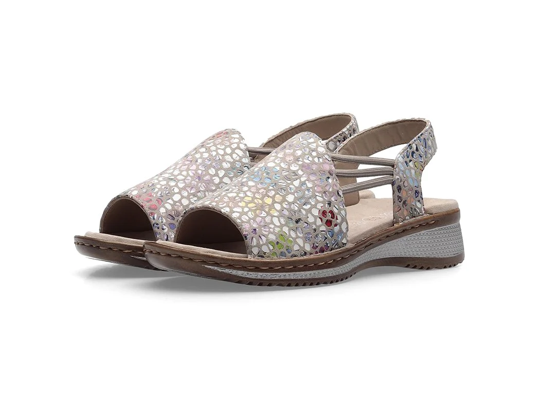 Ara Sandali Hawaii Casual Comfort Suola Zeppa Tomaia Pelle - immagine 6