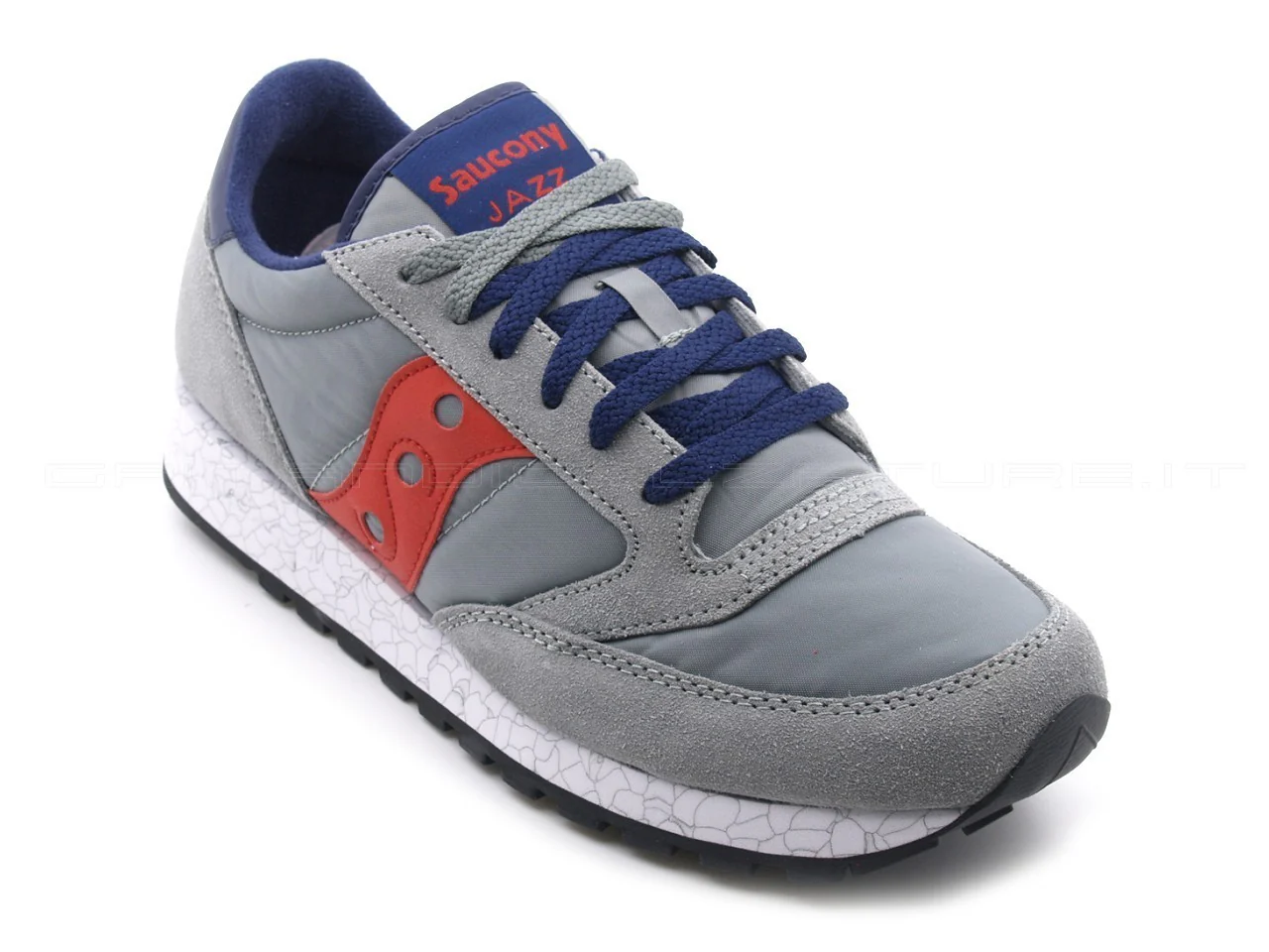 Saucony uomo Jazz Grigia Rossa Blu - immagine 4
