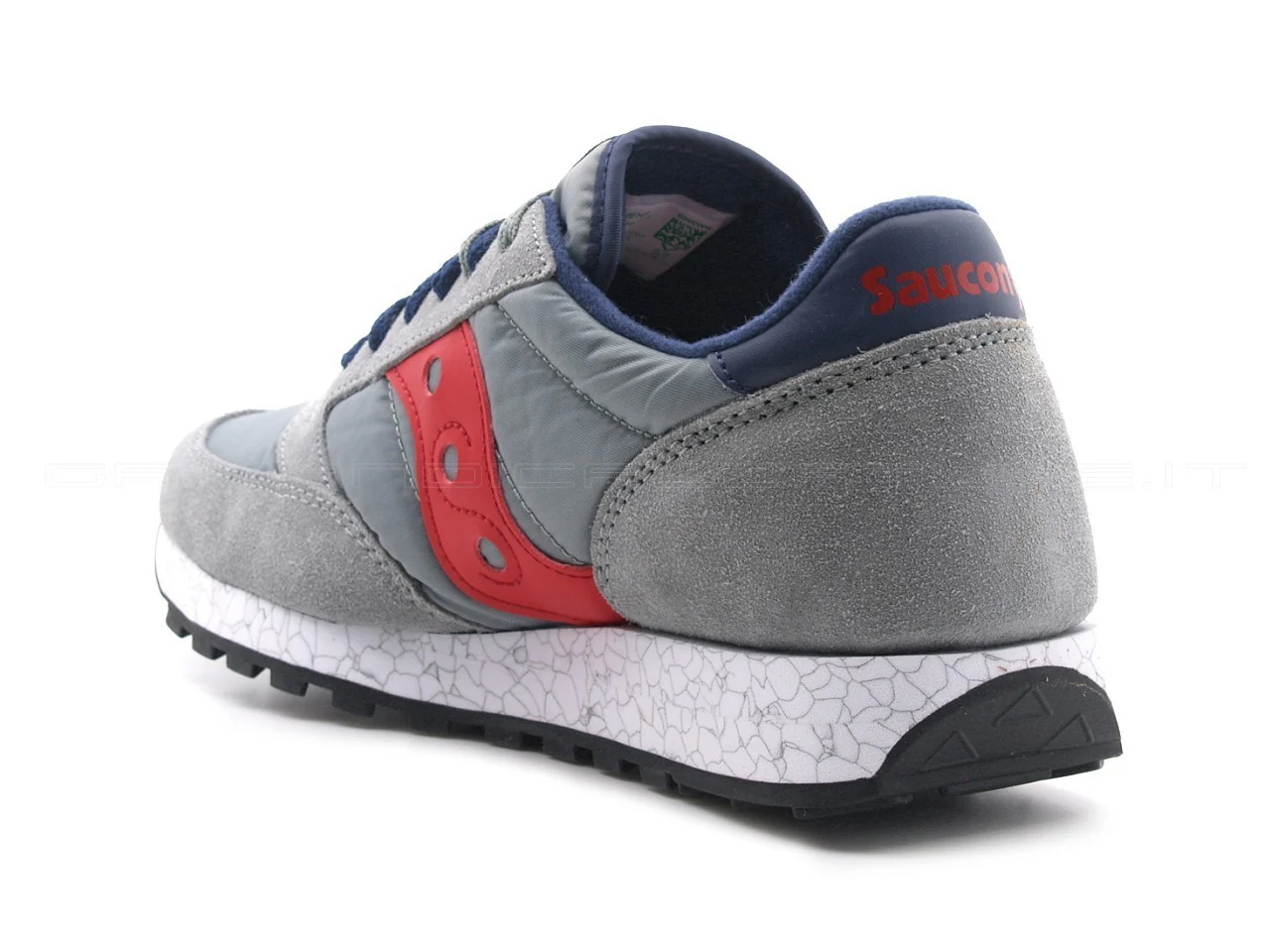 Saucony uomo Jazz Grigia Rossa Blu - immagine 5