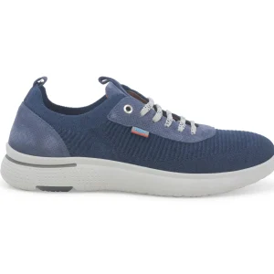 Melluso Uomo Scarpe Basse Stringate Estive in Tessuto
