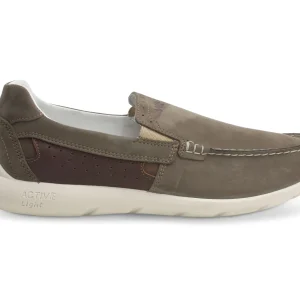 Melluso uomo scarpe estive slip-on in nabuk