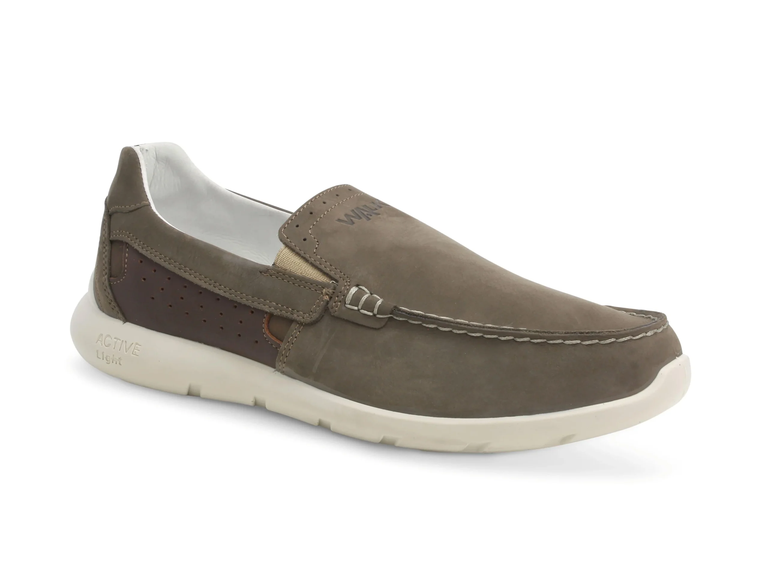 Melluso uomo scarpe estive slip-on in nabuk - immagine 3