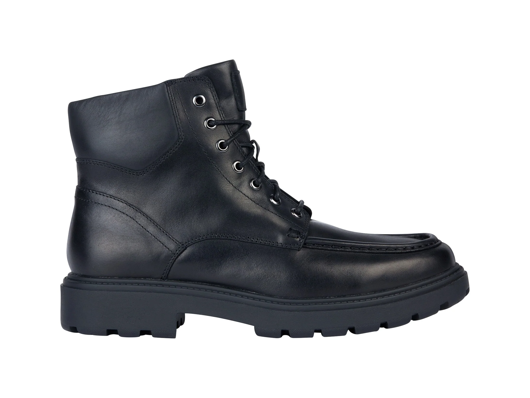 Geox Polacchini Invernali Spherica con Lacci e Zip Tomaia Pelle - immagine 2