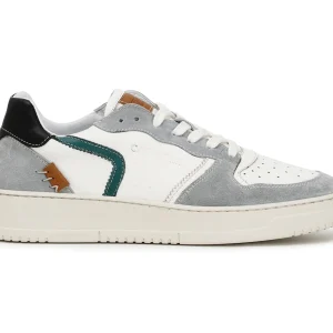 CafèNoir sneakers anni '80 in camoscio e pelle