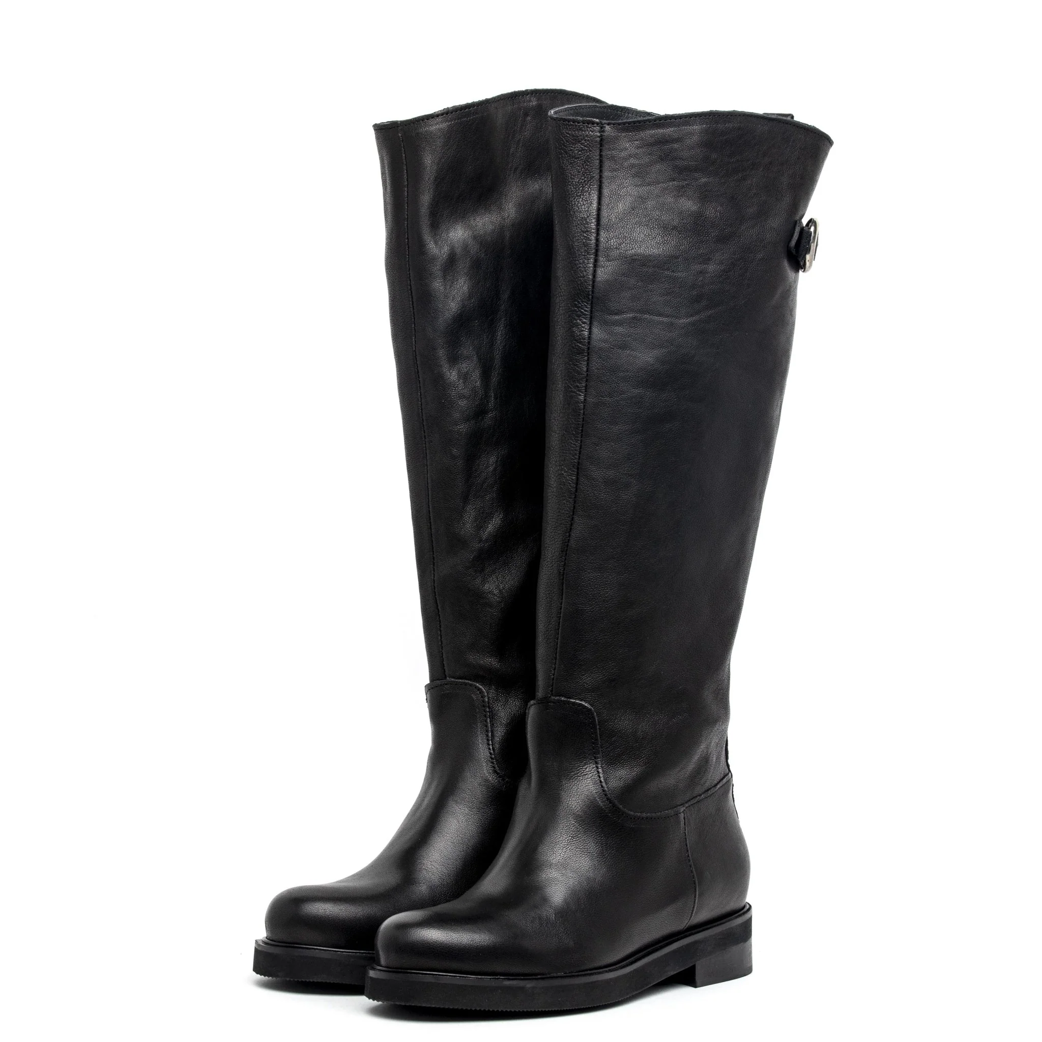 Stivale cavallerizzo in vitello nero. - immagine 4
