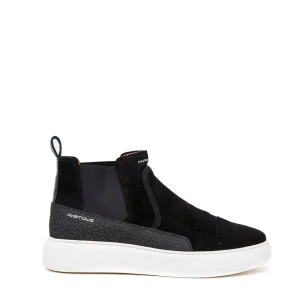 Stivaletto sportivo in camoscio