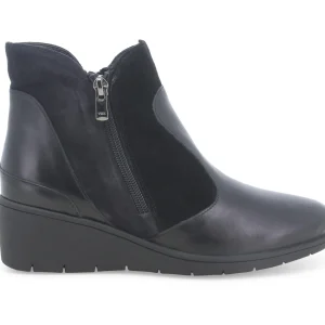 Melluso Tronchetti Comfort 2 Lampo Zeppa Tomaia Camoscio