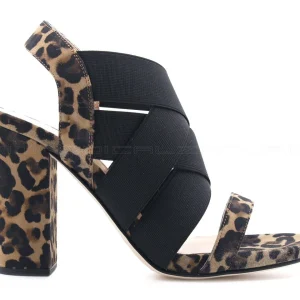 Unisa sandali animalier tacco alto