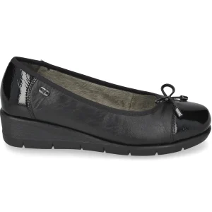 Valleverde Ballerina Comoda in Morbida Pelle Nera