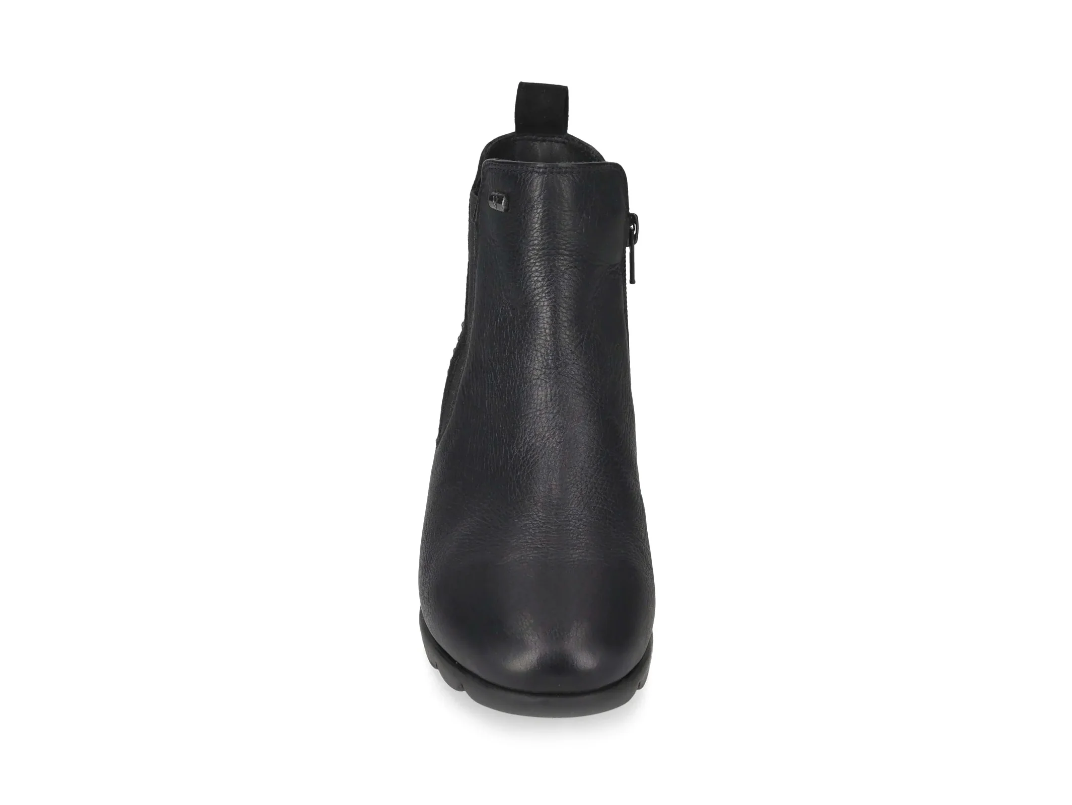 Valleverde Stivaletto Donna Comodo in Pelle e Camoscio Nero - immagine 4