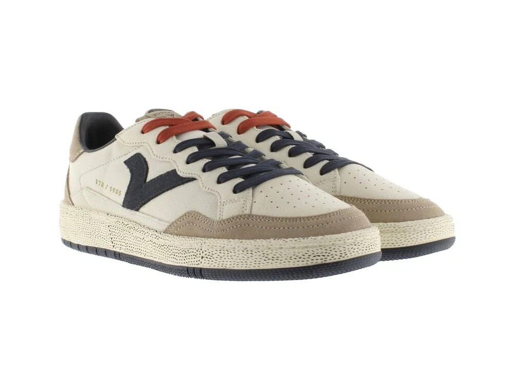 Victoria Smash Sneaker Uomo Rétro in Pelle e Camoscio - immagine 6