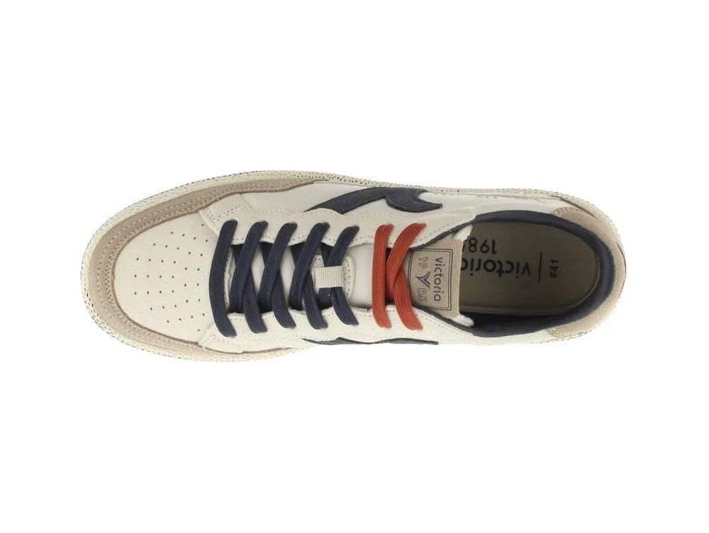 Victoria Smash Sneaker Uomo Rétro in Pelle e Camoscio - immagine 5